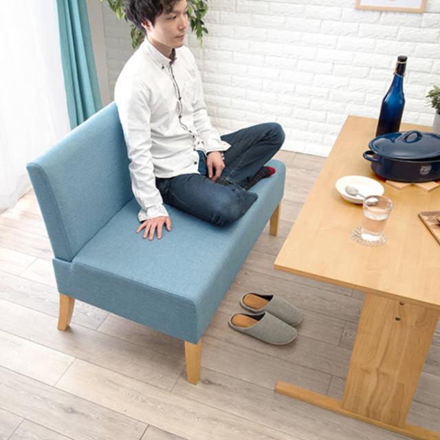 ダイニングソファ 2人掛け 幅105cm 座面高42cm 二人掛け ソファ