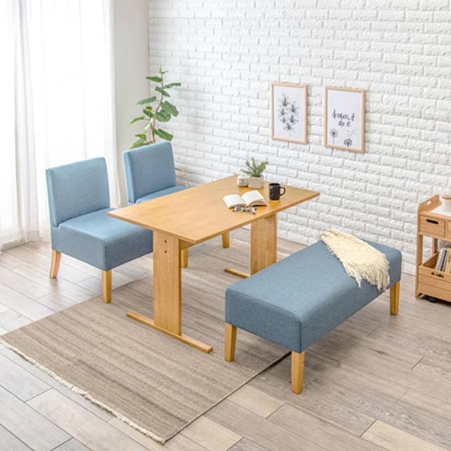 【美品】木製ベンチ ダイニングチェア タモ材 幅105cm 2人掛け 椅子 天然 ダイニングベンチ 幅105cm 2人掛け リビングダイニング （ ダイニング
