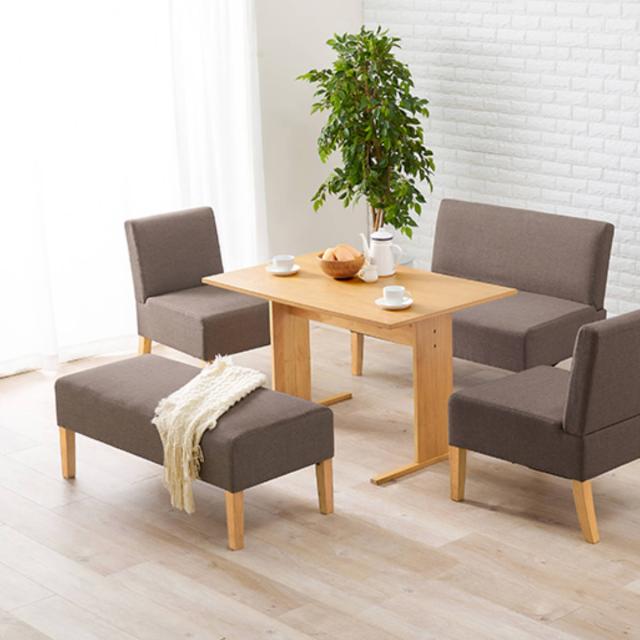 ダイニングベンチ 2人掛け 幅105cm 座面高42cm 二人掛け ベンチ