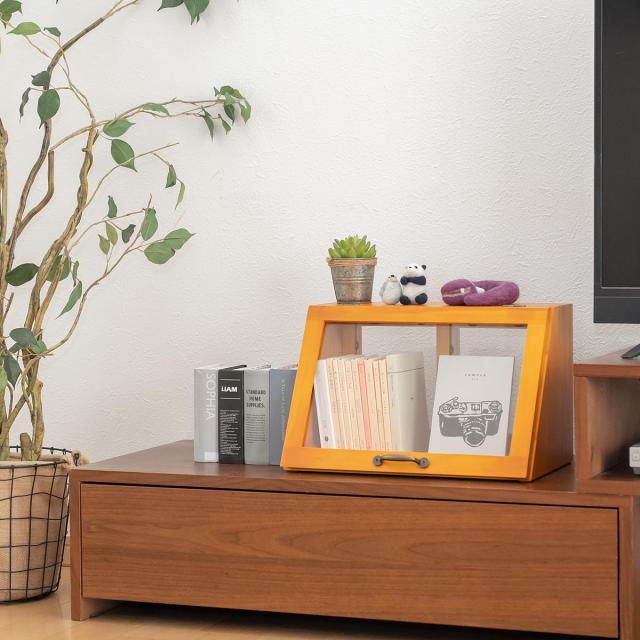 ガラスケース 幅40cm 1段 カウンター上収納 ラック （ ブレッドケース