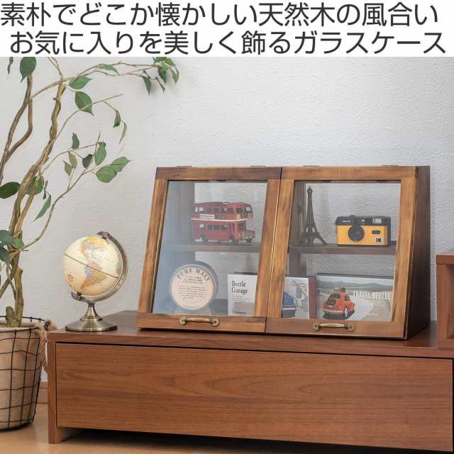 アンティーク木製ショーケース 9段キャビネット （ウッド