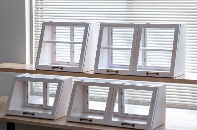 ガラスケース 幅60cm 2段 カウンター上収納 可動棚 ラック （ ブレッド