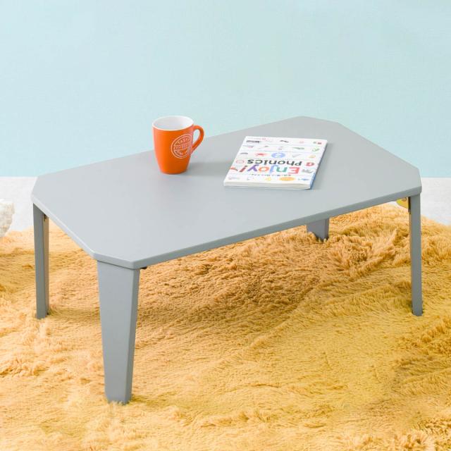 ローテーブル 折りたたみ 幅90×奥行60×高さ32cm くすみカラー モノトーンカラー 折れ脚テーブル （ リビング テーブル センターテーブル コンパクト 小さい おしゃれ 可愛い 大人 子供 キッズ ）_11