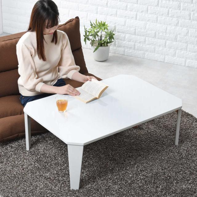 ローテーブル 折りたたみ 幅90×奥行60×高さ32cm くすみカラー モノトーンカラー 折れ脚テーブル （ リビング テーブル センターテーブル コンパクト 小さい おしゃれ 可愛い 大人 子供 キッズ ）_9