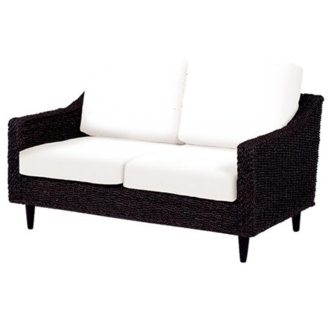 訳あり アウトレット アバカ素材２人掛けソファ幅120 ラブソファ（1363） 訳あり アウトレット アバカ素材2人掛けソファ幅120 ラブソファ（1363）