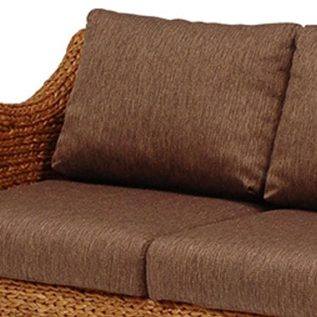 ソファ 座面高38cm 2人掛け 完成品 ウォーターヒヤシンス ROSEMARY （ ソファー ホテイアオイ 二人掛け アジアンテイスト インテリア おしゃれ 天然素材 屋内 ）_3