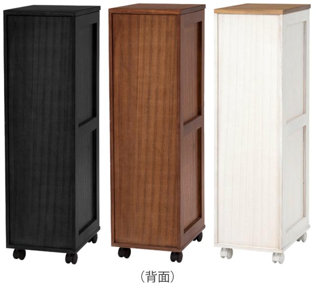 多段チェスト 幅28cm 9段 A4対応 完成品 キャスター付 スリム 軽量 天然木 桐 （ チェスト サイドチェスト リビング収納 たんす タンス 木製 書類収納 リビングチェスト 木目 シンプル おしゃれ レターケース 書斎 デスクワゴン ）_3