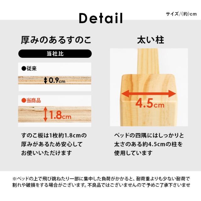 3分組立ベッド シングル ポケットコイルマットレス付 引出し収納 宮棚 2口コンセント （ ベッド 3分組み立て 組み立て簡単 圧縮梱包 収納付き 工具不要 マットレスセット 耐荷重200kg ライトブラウン ナチュラル ウォッシュホワイト ）