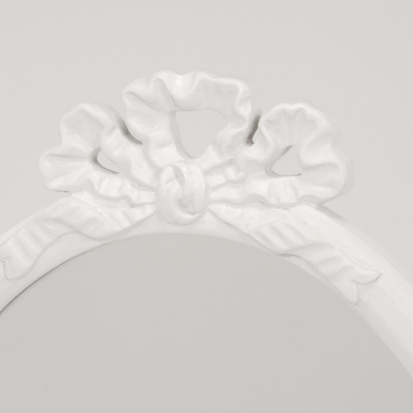 三面鏡 ドレッサー 姫系 ロマンチック HAMPTON 幅115cm （ 白家具 猫脚 クラシック アンティーク 化粧台 メイク ミラー 引き出し付 マホガニー 天然木 ）_8