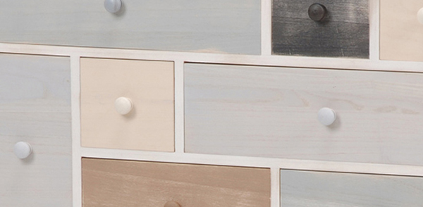 ワイドチェスト 3段 桐チェスト 木製 シャビーウッド 約幅92cm アースカラー （ キャビネット 収納棚 引き出し 棚 たんす サイドチェスト かわいい コンパクト 一人暮らし カラフル 北欧 シャビーシック チェスト ）の通販は