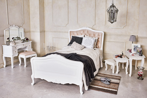 ネストテーブルセット 姫系 ヴィオレッタ 3サイズセット ホワイト