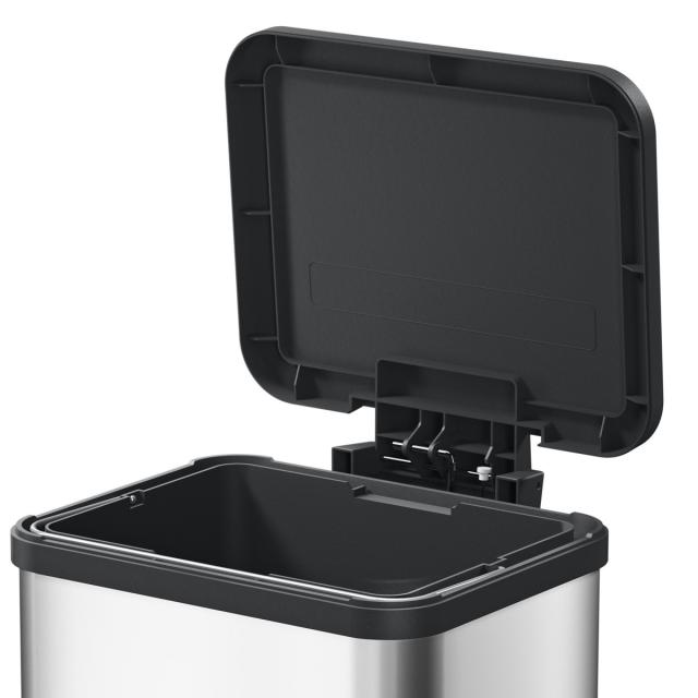 ゴミ箱 17L ハイロ ペダルビン エコウーノ 17 （ ごみ箱 17リットル ペダル式 ふた付き シンプル 分別 ペダルペール インナーバケツ ゴミ箱 ふた付き）_4