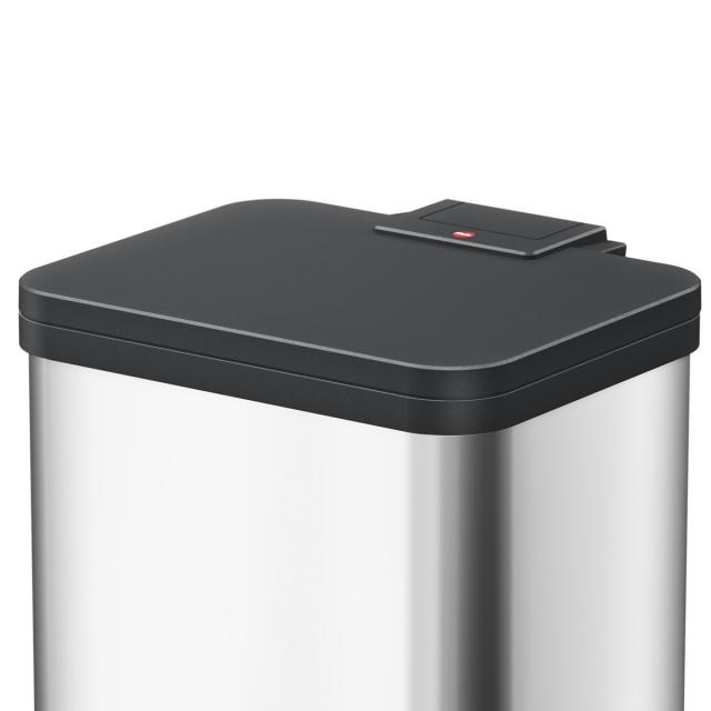 ゴミ箱 17L ハイロ ペダルビン エコウーノ 17 （ ごみ箱 17リットル ペダル式 ふた付き シンプル 分別 ペダルペール インナーバケツ ゴミ箱 ふた付き）_6