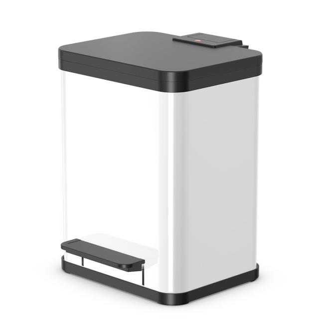 ゴミ箱 17L ハイロ ペダルビン エコウーノ 17 （ ごみ箱 17リットル ペダル式 ふた付き シンプル 分別 ペダルペール インナーバケツ ゴミ箱 ふた付き）_9