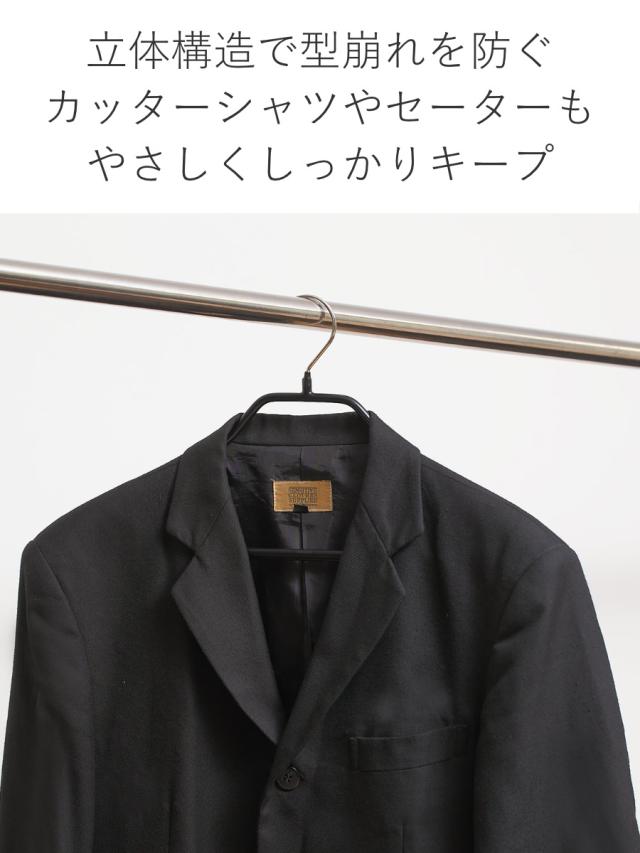 MAWAハンガー ハンガー すべらない ボディーフォーム 10本セット （ マワ MAWA すべらないハンガー mawaハンガー ジャケット 滑らない 滑らないハンガー スリム 衣類ハンガー まとめ買い ）_5