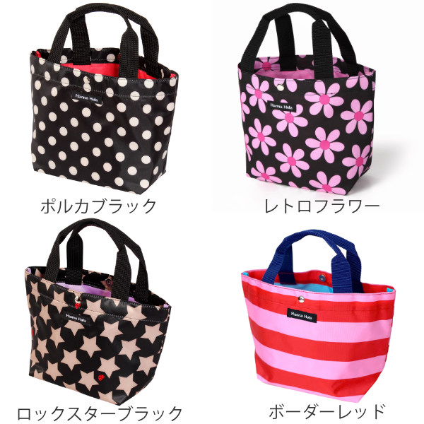 ミニトートバッグ Hanna Hula ハンナフラ 軽量 お散歩バッグ （ ランチ 