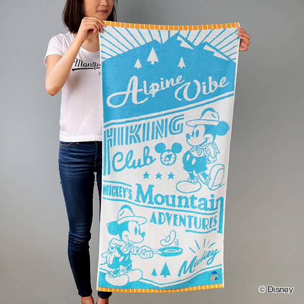 バスタオル オーガニック マウンテン ミッキーマウス タオル オーガニックコットン キャラクタータオル ディズニー Disney ミッキー の通販はau Pay マーケット リビングート