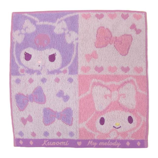 パープル | セリアのメロクログッズ♡♥ ハンカチとお名前シール