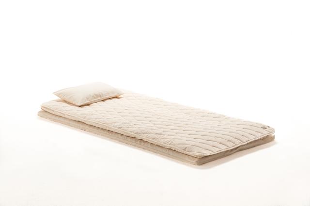 敷き布団パッド ダブル safo オーガニック 140×205cm 綿100