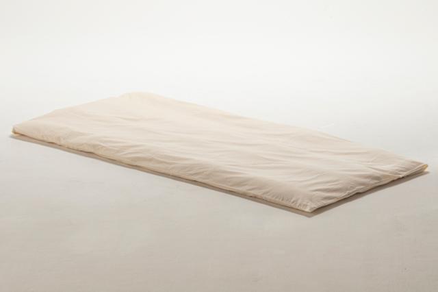 敷き布団カバー ダブル safo オーガニック 140×210cm 綿100％ （ 布団カバー 布団 カバー 敷布団用 敷き用 日本製 オーガニックコットン 天然素材 ナチュラル 無地 やわらか 安心 国産 ）_5