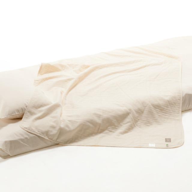 敷きシーツ ダブル safo オーガニック 180×270cm 綿100％ （ サフォ シーツ 布団シーツ ベッドシーツ 敷布団用 布団カバー ベットカバー 1枚布 日本製 オーガニックコットン 天然素材 ナチュラル 無地 やわらか 安心 国産 ）