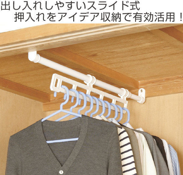 押入れ収納 便利ハンガー ハンガーラック ネジ固定式 2個セット 伸縮 スライド すき間収納 ハンガー 伸縮 突ぱり アイデア ネジ の通販はau Pay マーケット お弁当グッズのカラフルbox