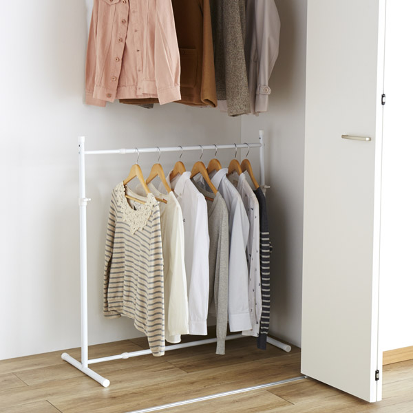 押入れ収納 伸縮押入れハンガー ハンガーラック 2台セット 送料無料 衣類収納 パイプハンガー 幅 高さ調節 クローゼット 収納 ハの通販はau Pay マーケット お弁当グッズのカラフルbox