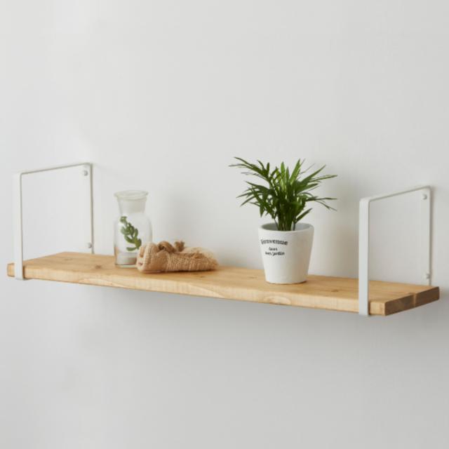 ゴミ箱ラック 飾り棚 幅60cm パイン集成材