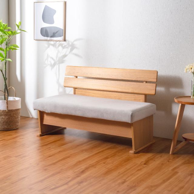 ソファ ダイニングソファ 2人掛け 幅120cm 座面下収納付 （ ソファー