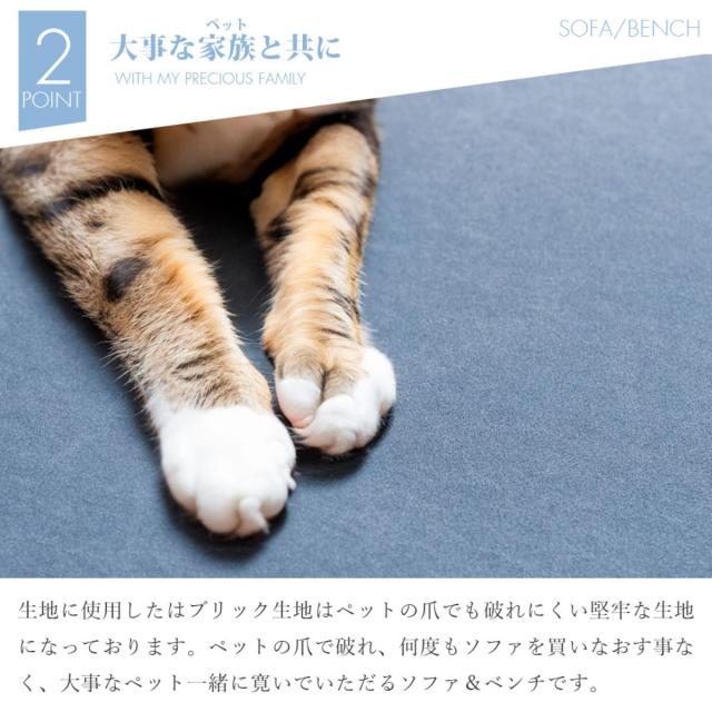 ソファ ダイニングソファ 2人掛け 幅120cm 座面下収納付 （ ソファー ダイニング 食卓椅子 木製 天然木 ダイニングチェア クッション イス 椅子 カバーリング 撥水 ファブリック 傷に強い おしゃれ 収納付き ）_5
