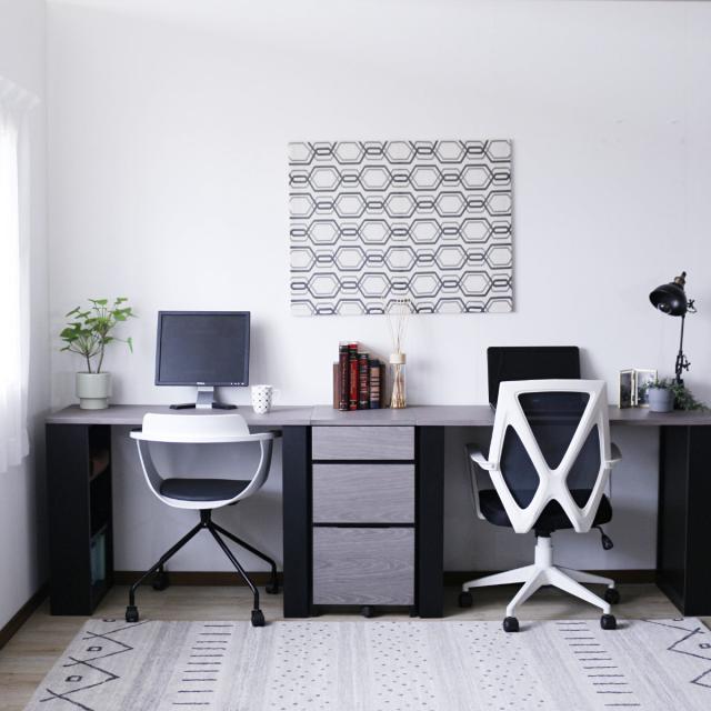 【グレー】パソコンデスク ラック付き デスク ワークデスク 木製 学習デスク グレー】パソコンデスク ラック付き デスク ワークデスク 木製