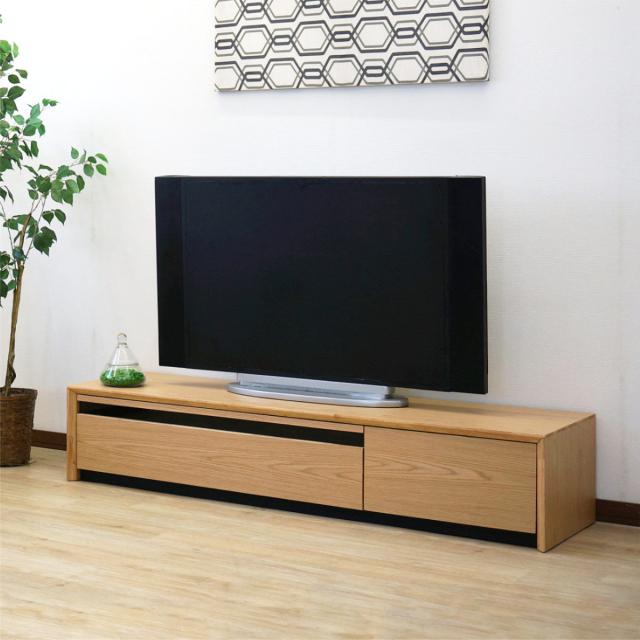 テレビ台 幅150cm 60型対応 引き出し フルスライドレール 完成品 （ テレビボード ローボード スライドレール ラック 棚 収納 引出し リビングボード 省スペース 背面化粧 ウォールナット ナチュラル ）_8
