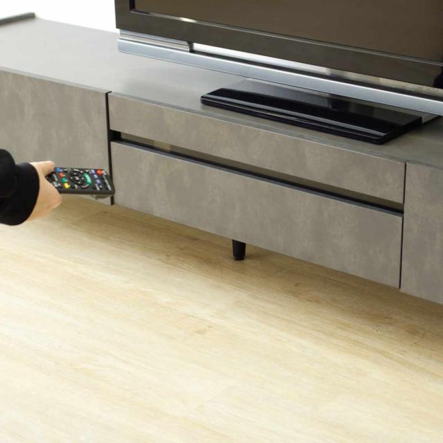 テレビ台 幅200cm オールメラミン 脚付き リモコンOK 完成品