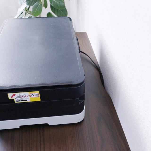 サイドボード 幅90cm 木目 背面化粧 天然木 完成品 （ チェスト 4段 A4対応 棚 ラック 引き出し 扉収納 収納 テレビ台 リビングボード プリンター収納 デッキ収納 可動棚 シンプル ）_14