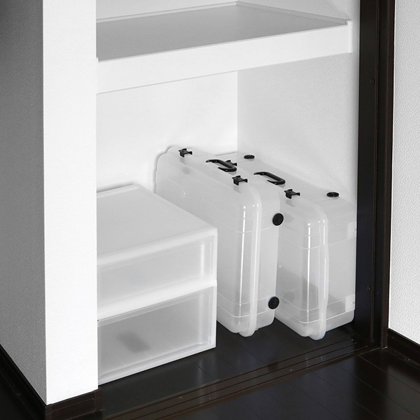 収納ケース 約 幅60 奥行45 高さ14cm クローズケース キャスター付き 日本製 4個セット 送料無料 収納 押し入れ収納 衣装ケース 衣の通販はau Pay マーケット リビングート