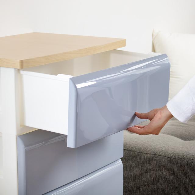 木目調天板チェスト 4段 プラスチックケース 収納ケース 楽天市場】チェスト 4段 幅74×奥行40×高さ80.7cm 木目調天板