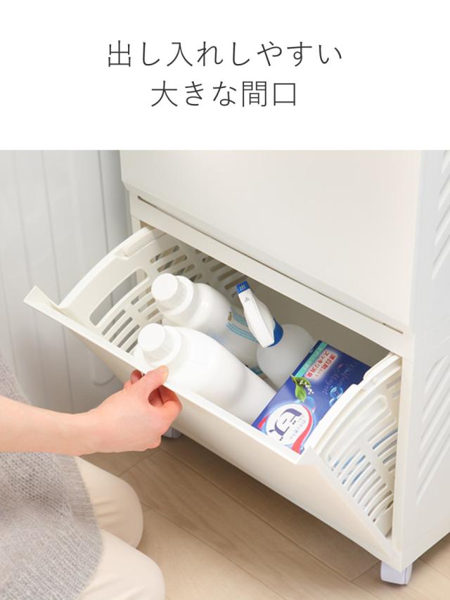 その他収納家具 ランドリーラック バスケット 平和工業 ランドリーボックス Clevan 2段 ランドリーラック 洗濯