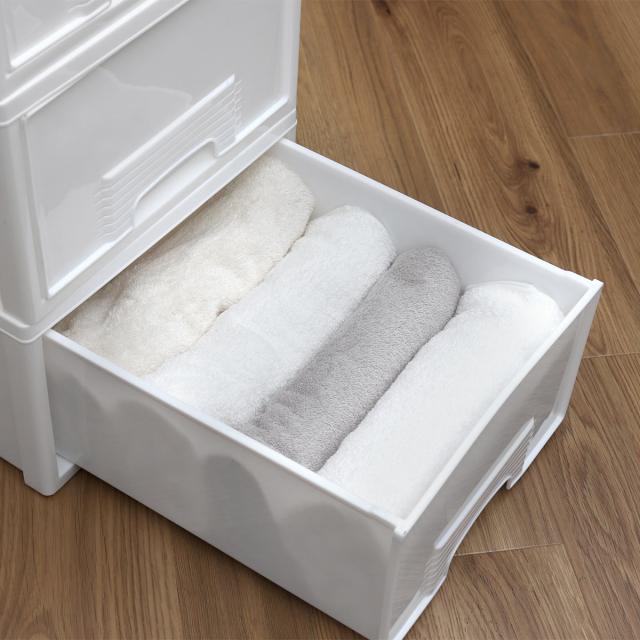 収納ケース 同色6個セット クローゼット 浅型 ファインテナー 幅36×奥行60×高さ21.5cm （ 収納ボックス 収納 引き出し 衣装ケース クローゼット収納 押し入れ 衣類ケース 押入れ収納 隙間収納 収納ケース 引き出し）_18