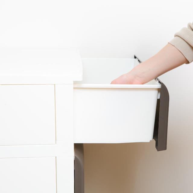 チェスト 5段 幅54cm ノーデュス ワイド プラスチック （ 収納ケース 引き出し 脚付き 収納 タンス ホコリが入りにくい 衣装ケース 収納ボックス 日本製 プラスチックチェスト 収納チェスト おしゃれ 簡単組立 リビングチェスト ）