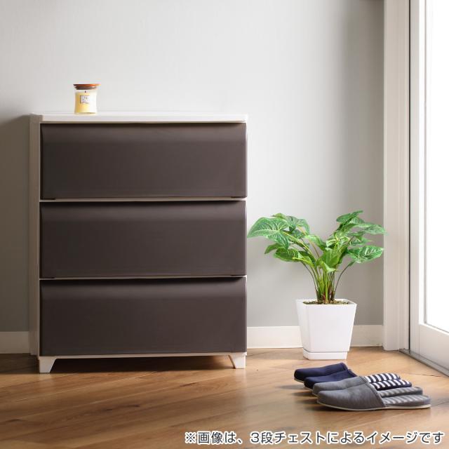 チェスト 5段 幅54cm ノーデュス ワイド プラスチック （ 収納ケース 引き出し 脚付き 収納 タンス ホコリが入りにくい 衣装ケース 収納ボックス 日本製 プラスチックチェスト 収納チェスト おしゃれ 簡単組立 リビングチェスト ）