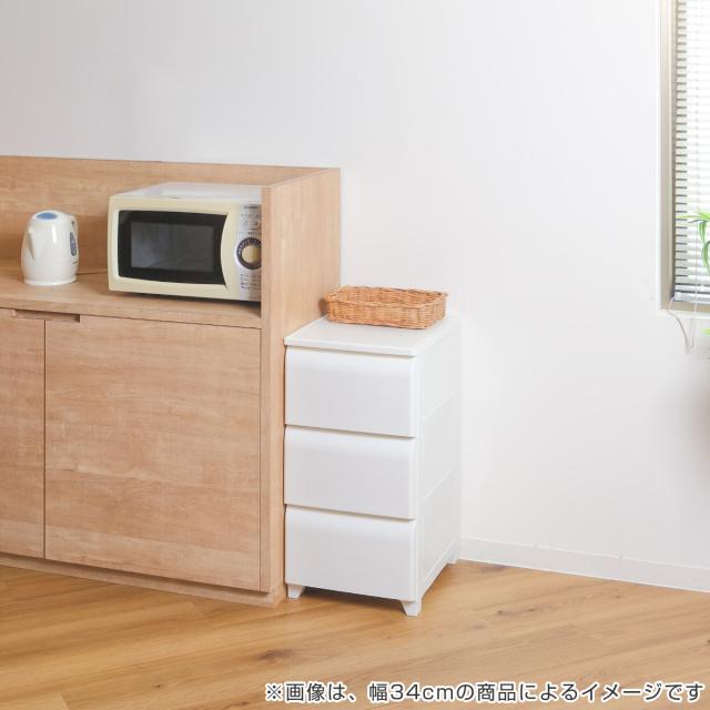 チェスト 5段 幅54cm ノーデュス ワイド プラスチック （ 収納ケース 引き出し 脚付き 収納 タンス ホコリが入りにくい 衣装ケース 収納ボックス 日本製 プラスチックチェスト 収納チェスト おしゃれ 簡単組立 リビングチェスト ）