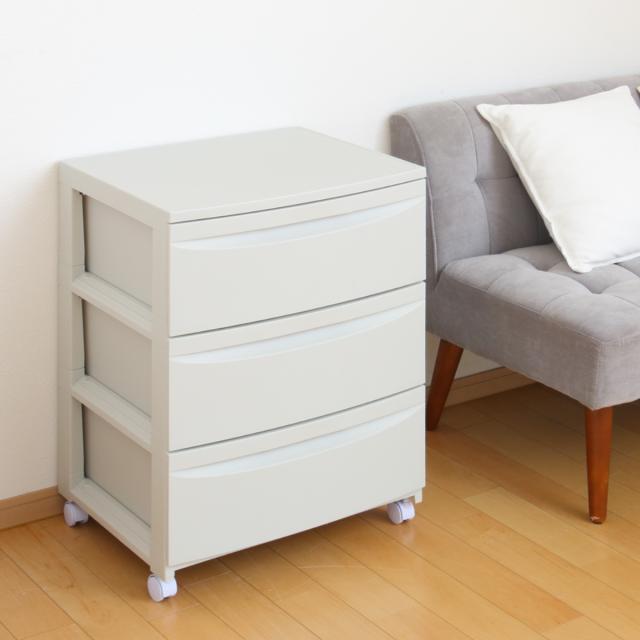 チェスト 3段 Roocent（ルーセント） 幅54×奥行42×高さ68.4cm