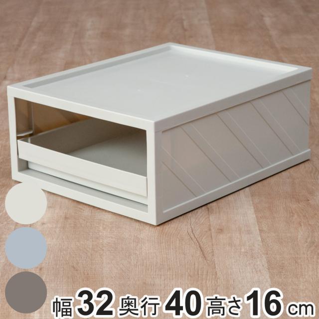 収納ケース マルチボックス トレー引き出し 靴 服 （ 幅32×奥行40×高さ16cm 収納ボックス 収納 トレー付き 日本製 衣類収納 靴箱 小物 小物入れ 積み重ね スライド式 シューズ 洋服 シャツ 小物収納 キッチン リビング 卓上 玄関 ）