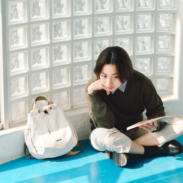 リュック hellolulu エマ EMMA （ ハロルル リュックサック バッグ デイパック バックパック トートバッグ かばん 鞄 レディース 巾着 軽い 撥水 2way 通学 通勤 小型 ママバッグ マザーズバッグ おしゃれ ）_10