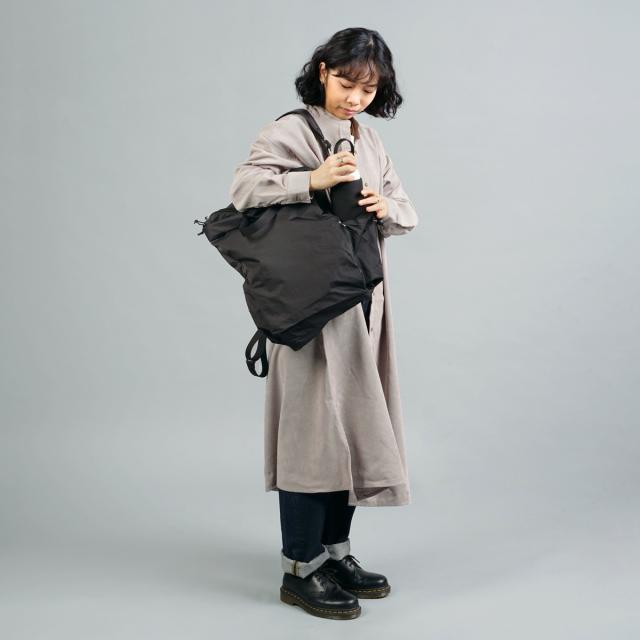 リュック Hellolulu ROUX オールデイ トートパック Mサイズ （ リュックサック バッグ デイパック バックパック トートバッグ かばん 鞄 ハロルル レディース メンズ 軽い 撥水 通学 通勤 大容量 18L サイドポケット おしゃれ ）