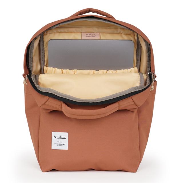 リュック hellolulu ミニカーター MINI CARTER （ ハロルル リュックサック バックパック レディース デイパック かばん 鞄 小さめ マザーズバッグ 軽い 撥水 通学 通勤 ファスナー サイドポケット コンパクト おしゃれ ）_10