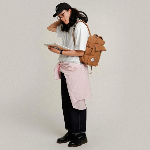 リュック hellolulu ミニカーター MINI CARTER （ ハロルル リュックサック バックパック レディース デイパック かばん 鞄 小さめ マザーズバッグ 軽い 撥水 通学 通勤 ファスナー サイドポケット コンパクト おしゃれ ）_19