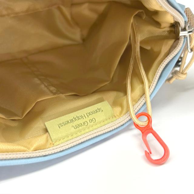 ショルダーバッグ hellolulu ルナ LUNA 1.4L （ ハロルル ボディバッグ バッグ ミニショルダー 鞄 サコッシュ 斜め掛け ポシェット マチあり ポーチ 撥水加工 フェス アウトドア ポケット キークリップ おしゃれ ）_17