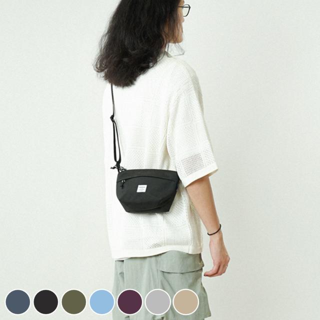 ショルダーバッグ hellolulu ルナ LUNA 1.4L （ ハロルル ボディバッグ バッグ ミニショルダー 鞄 サコッシュ 斜め掛け ポシェット マチあり ポーチ 撥水加工 フェス アウトドア ポケット キークリップ おしゃれ ）