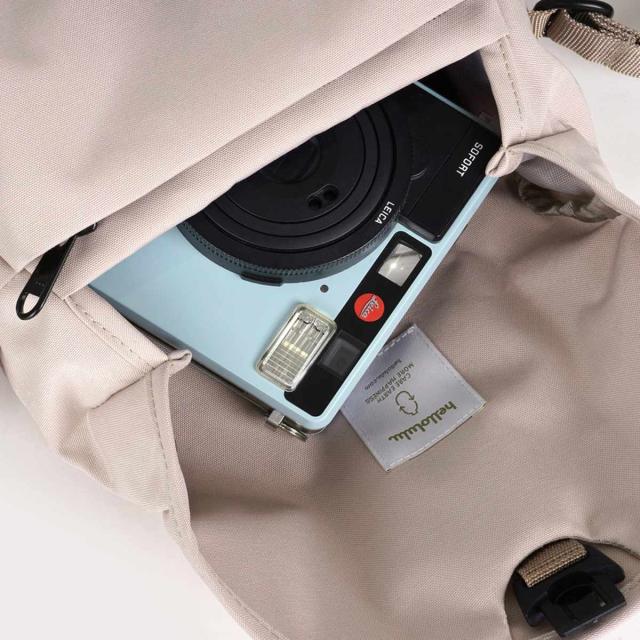 カメラバッグ hellolulu ベヌス Venus （ ハロルル ショルダー デジカメ カメラケース ショルダーバッグ 軽い 撥水加工 はっ水 バックル開閉式 コンデジ クッション仕様 ポケット付き カメラ小物 アクセサリー類 おしゃれ ）_12